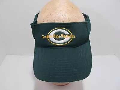 Game Day Vtg. NFL Green Bay Packers  G  Logo Vintage Green OSFA Visor Cap - NWT • $19.95