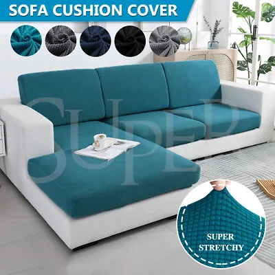 Stretch Sofa Cover Covers Couch Seat Cushion Lounge Slipcover 1 2 3 4 Seater • $11.99