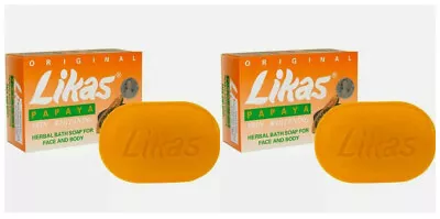 2 X Likas Original Papaya Soap 135g • £12.95