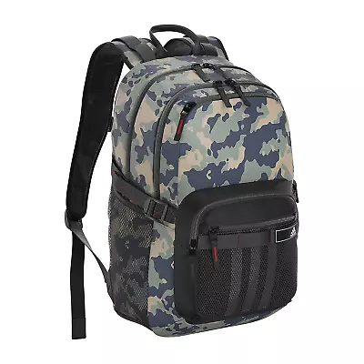 Adidas ENERGY CAMO SILVER 19  BACKPACK 15  LAPTOP ONE SIZE SCHOOL BAG NEW $65 • $43.94