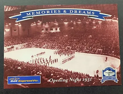 1998 Game Day Giveaway Maple Leaf Gardens Final Season Hockey NHL Toronto Leafs • $12