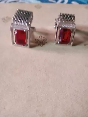 Swank Cufflinks Vintage Silver • $10