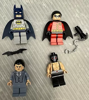 LEGO Batman 6860 MINIFIGURE LOT DC BANE Black Robin Grappling Hook Bruce Wayne • $30