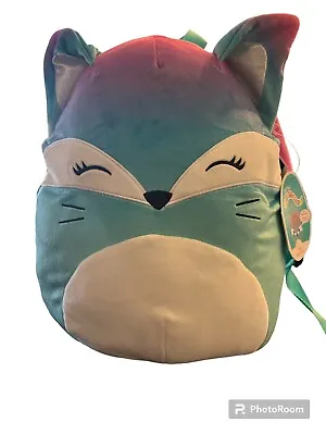 Squishmallow Kellytoy Plush Vickie The Fox 12  Inch Backpack NWT NEW • $23.97