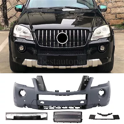 ML63 AMG Style Front Bumper For 09-11 Mercedes Benz W164 ML350 ML500 ML550 • $899.56