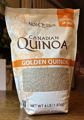 NorQuin Canadian Grown Quinoa Whole Grain Golden Quinoa NON GMO 4 LB • £12.02