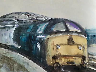 Railway Series L1. Original Mixed Media Painting On Paper  • £30