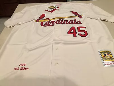 Mitchell & Ness Cooperstown Collection 1964 Cardinals Bob Gibson Jersey Mens XL • $119.99