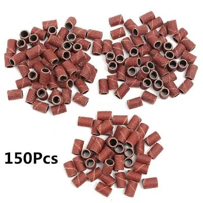 150pcs Nail Drill Sanding Bands Machine Replacement Bits File #80 120# 180# • $5.12