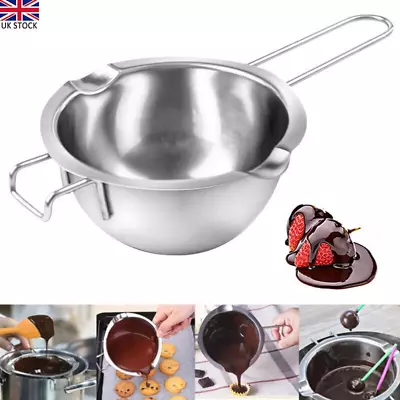 Stainless Steel Wax Melting Pot Double Boiler For DIY Wedding Scented Candle UK • £12.87