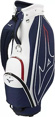 MIZUNO Golf Caddy Bag NX.6 Unisex 2.6kg 9.0 Type (72cm) Navy/White • $350.04