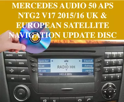 Mercedes Ntg2 Audio 50 V17 Aps Sat Nav Map Update Disc 2018 M R Sprinter Vito • £19.99