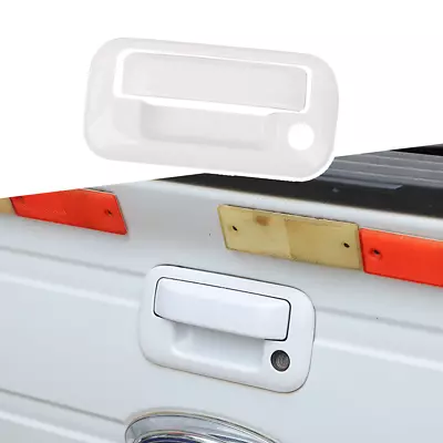 White Tailgate Door Handle Cover Trim Decor Bezel For Ford F150 F-150 2009-2014 • $22.99