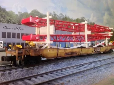Mth Intermodal Car With Crane Boom Load - O Scale • $495.99