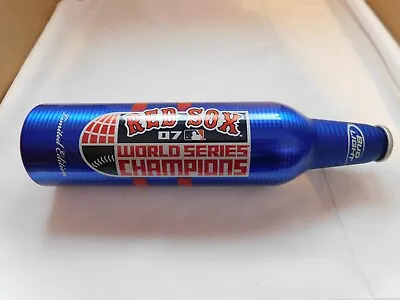 $12.99 • Buy 2007 Bud Light Boston Red Sox World Series 16 Oz Aluminium Bottle Empty No Cap