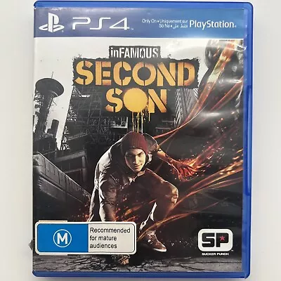 Infamous Second Son PS4 PlayStation 4 *Tested & Working* • $14.95