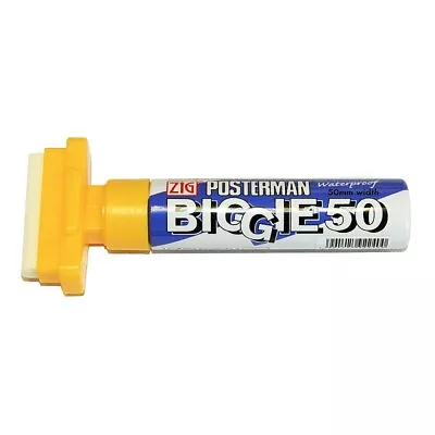 Zig Posterman BIGGIE 50 Waterproof 50mm - Yellow • £7.49