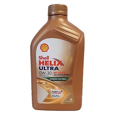 Shell Helix Ultra Ect Acea C2/c3 0w-30 *fully Synthetic*  1l Api Sn Vw504/50700 • £12.90