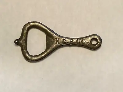 Vintage Kansas City Breweries Co Cast Iron Beer Bottle Opener D-12-1 • $21