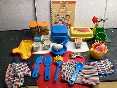 Vintage Fisher Price Fun With Food 1980s Kitchen Food Huge Lot 30+ Pieces • $49.99