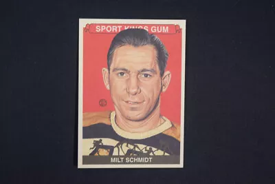 Milt Schmidt 2007 Sportkings Series A #33 Standard Size Premium Base Card • $8.99
