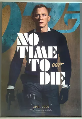 Cinema Poster: JAMES BOND NO TIME TO DIE 2021 (April 2020 Advance One Sheet) • £144.95