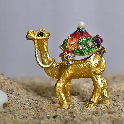 Dazzling Golden Metal Standing Camel Sindoor Dani • $23.98