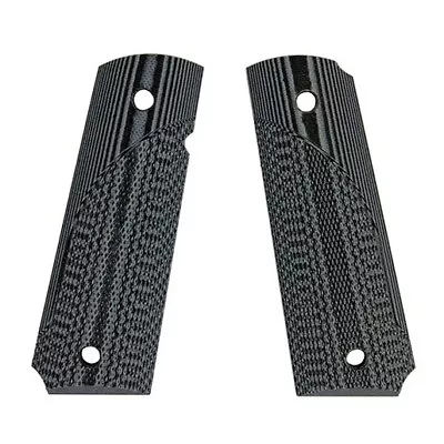 Pachmayr 61001 Pistol Grip Fine G-10 Tactical For 1911 Black/Grey • $38.82