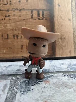 LittleBigPlanet Sackboy Superstars Around The World USA Cowboy Mini Figure • £8.95