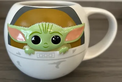 Disney Star Wars The Mandalorian The Child Baby Yoda Grogu Ceramic Mug • $9.50