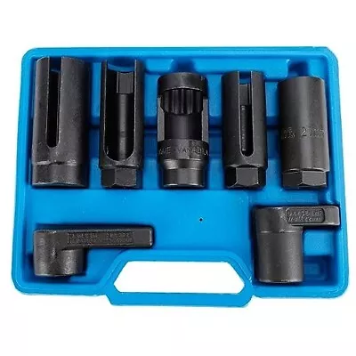 7Pcs O2 Oxygen Sensor Socket Set 3/8  1/2  Drive Auto Sending Unit Sensor Socket • $31.99