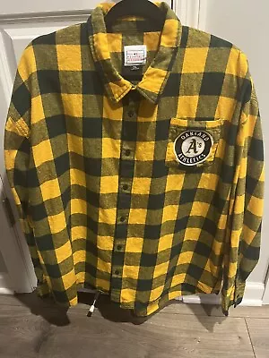 Oakland A’s Flannel Shirt Size 2XL By Geniune Merchandise  • $34.99