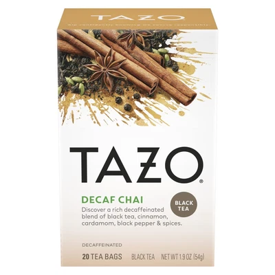 £13.61 • Buy Tazo Decaf Chai Black Tea , 20 Bags (Pack Of 3)