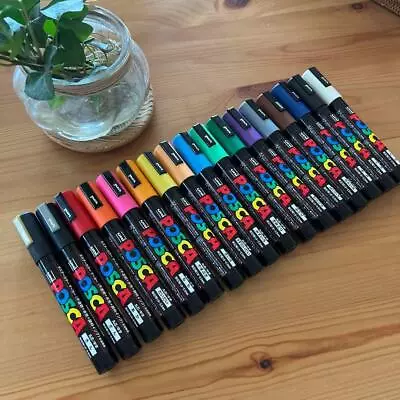 Mitsubishi Pencils Posca Medium Letters 17 Colors #c49799 • $144.50