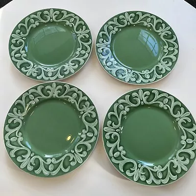 Set Of 4 Switch Summerhouse Arabesco 8.5  Salad Plates By Villeroy & Boch • $50