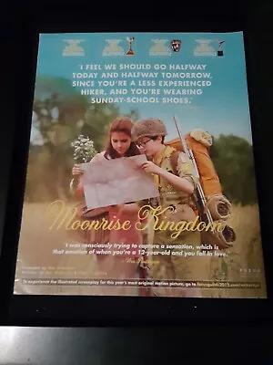 Moonrise Kingdom Rare Original Academy Awards Promo Poster Ad Framed! #3 • $60.45