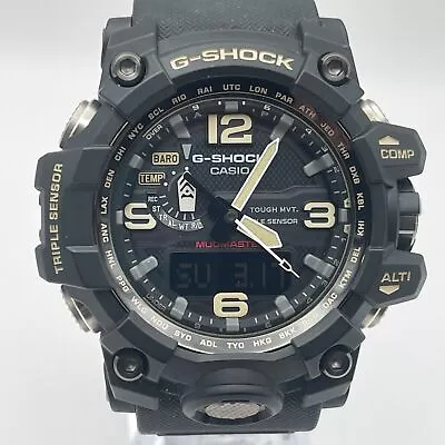 Near Mint CASIO G-SHOCK Mudmaster  Men's Black Quartz Watch GWG-1000-1AJF • $673.10