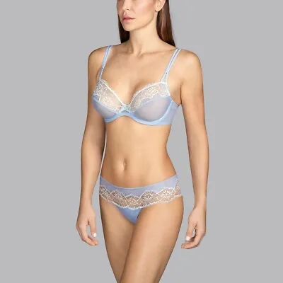 ANDRES SARDA EDEN ROCK THONG/ Pale Blue/ XL • £25