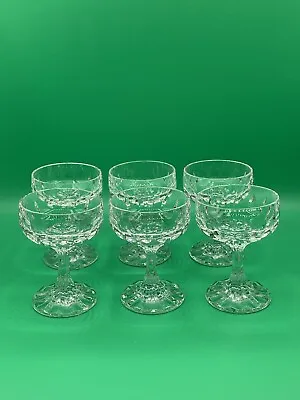 Set Of 6 Villeroy & Boch Crystal Arabelle Liquor Cocktail Stem 3 1/2  Acid Mark • $36