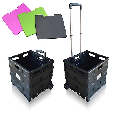 £16.95 • Buy Sun Leisure® Pack And Go Folding Shopping Trolley, Boot Cart With Wheels