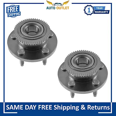 New Front Wheel Hub & Bearing Set Of 2 For 2005-2014 Ford Mustang Avanti II • $94.90