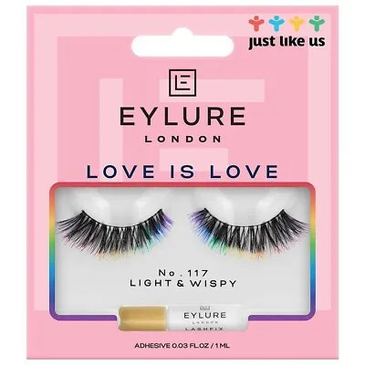 Eylure Love Is Love Pride Lashes - 117 Light & Wispy - False Eyelashes 1 Pair • £7.99