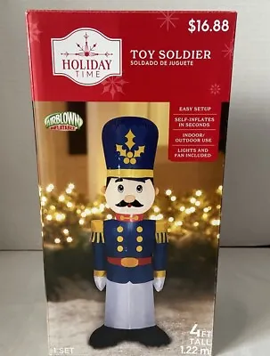 Christmas Toy Soldier Airblown Inflatable 4ft Tall New. • $19.99