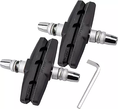 Bike Brake Pads Set - 70Mm Bicycle V-Brake Blocks Shoes With Hex Nut And Shims  • $13.55