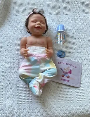 £92.52 • Buy Realistic New Born Baby Girl Doll With Milk Bottle Toy Birth Certificate New