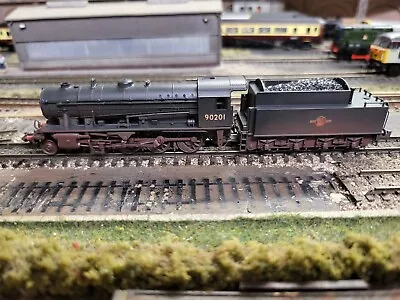 372-427 Farish N Gauge Wd Austerity Class 90201 Br Black Lc New Dcc Ready 6 Pin • £150