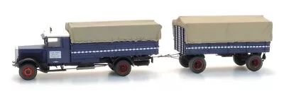 HO Artitec Hansa Lloyd Merkur Truck With Trailer 387.537 • $101.51