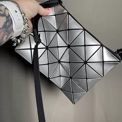 Issey Miyake Bao Bao Prism Silver Crossbody Bag IMPERFECT • $39.99