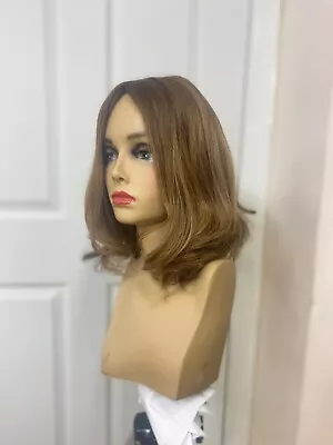 Malky Wig Sheitel European Multidirectional 16  BW Brown/ Highlights #8/14 • $900