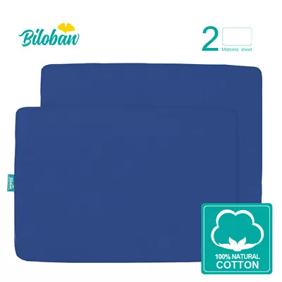 100% Cotton Waterproof Pack N Play Mattress Sheets For Mini Crib 2 Pack 39”x27” • $19.99